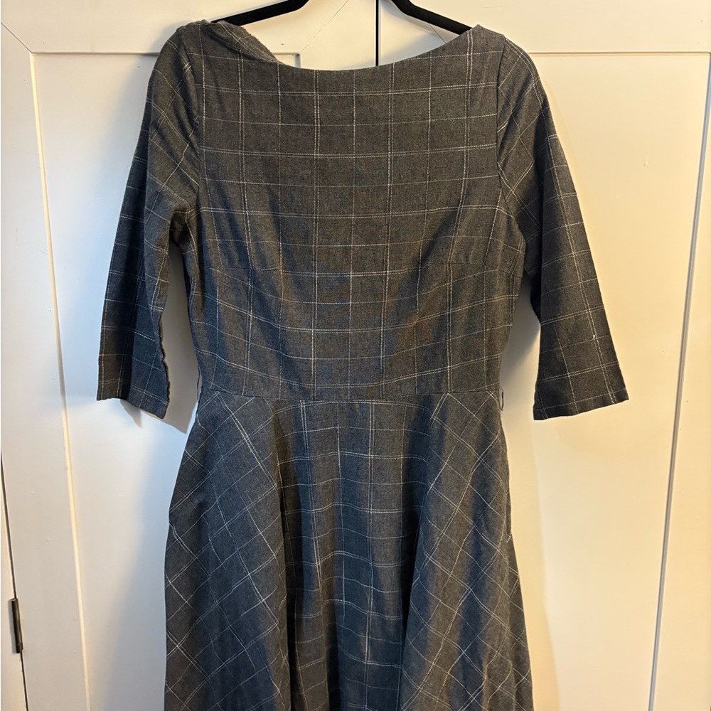 Devon Plaid Swing Dress